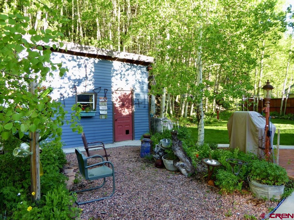 2 River Street Silverton, CO 81433 - Photo 2 of 36 a view of a backyard with plants