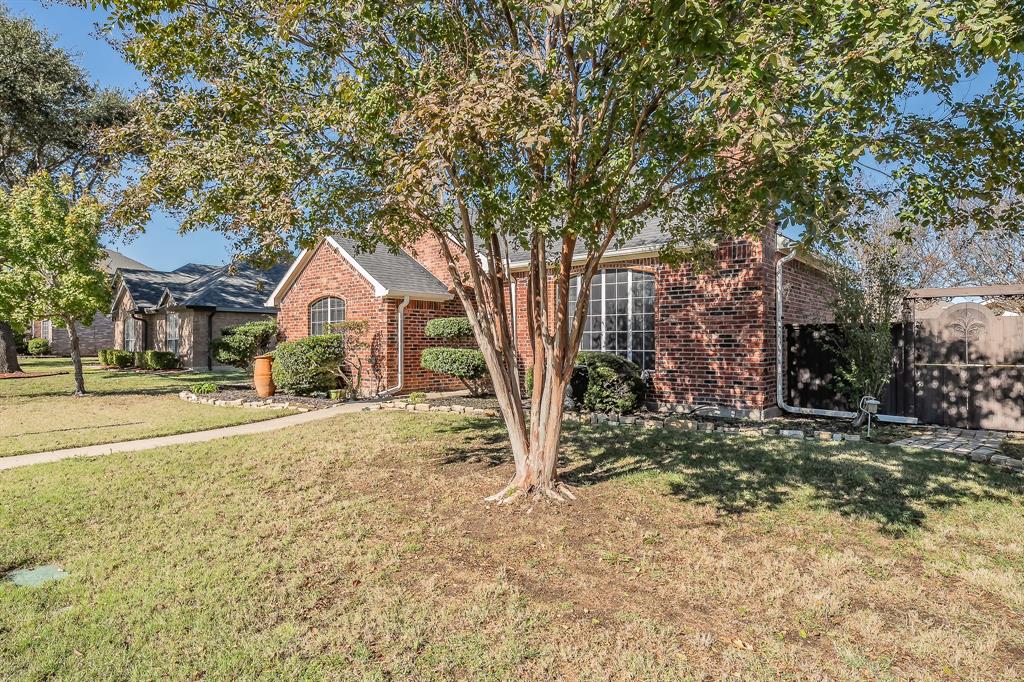 4425 Maple Shade Avenue Sachse, TX 75048 - Photo 2 of 40 a front view of a house with a yard and large trees