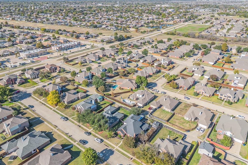 4425 Maple Shade Avenue Sachse, TX 75048 - Photo 39 of 40 an aerial view of residential houses with outdoor space