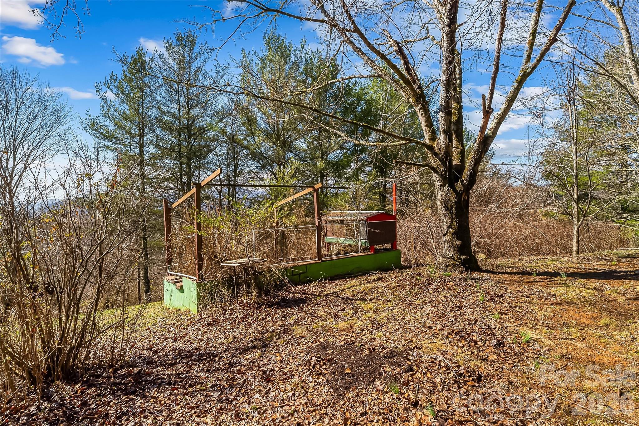 350 Sandy Bottom Road Marshall, NC 28753 - Photo 32 of 40 a backyard of a house with lots of green space