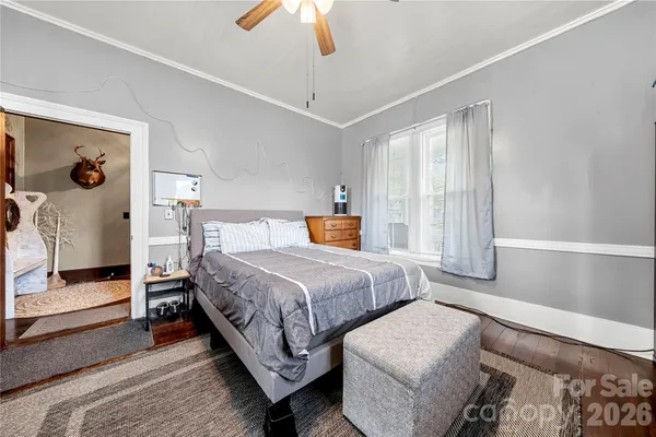 a view of living room and bedroom