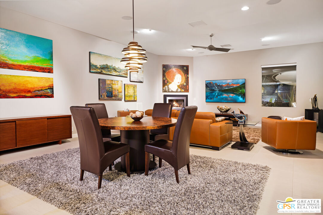 1069 Dane Drive Palm Springs, CA 92262 - Photo 29 of 51 a view of a dining room with furniture