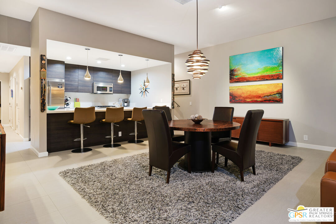 1069 Dane Drive Palm Springs, CA 92262 - Photo 30 of 51 a view of a dining room with furniture
