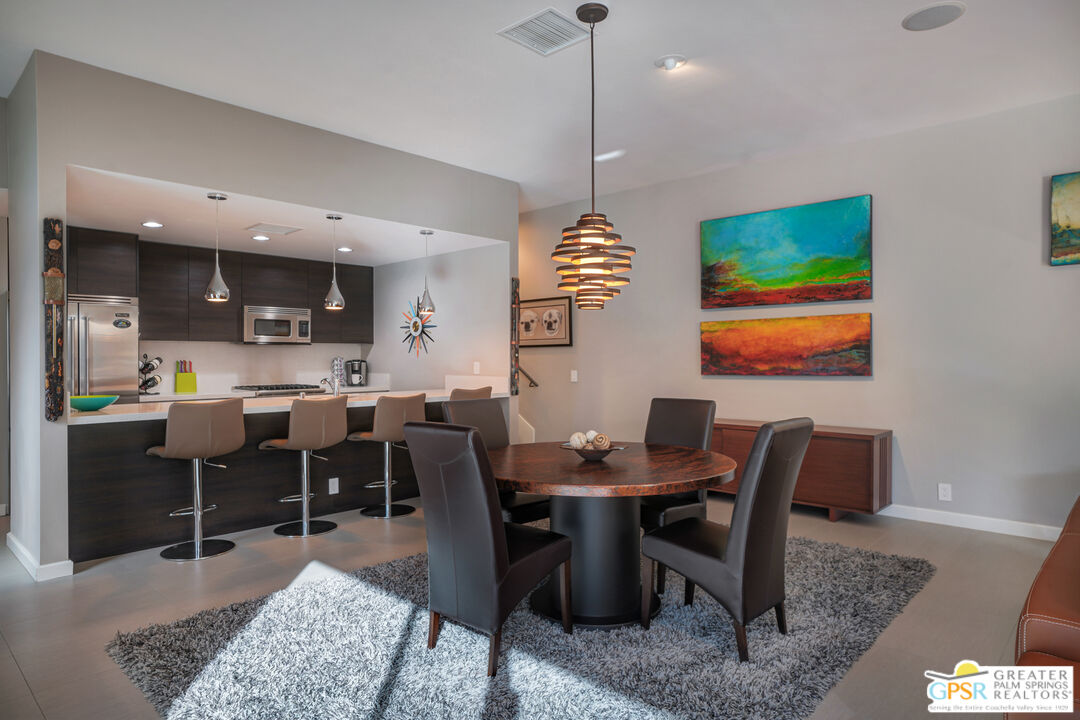 1069 Dane Drive Palm Springs, CA 92262 - Photo 34 of 51 a view of a dining area with furniture
