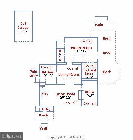 10 Sunnyside Road Silver Spring, MD 20910 - Photo 28 of 30 Floor Plan Main Level