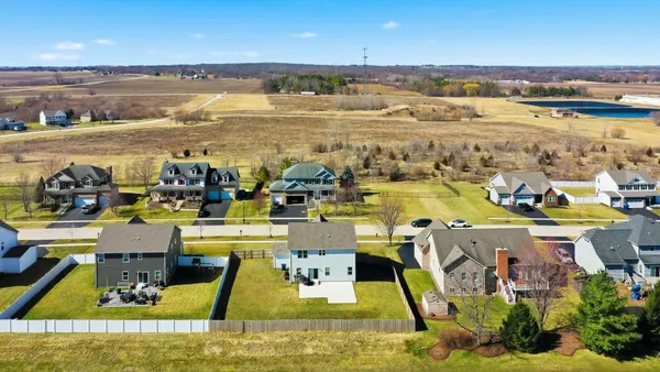 a view of a swimming pool with an ocean view