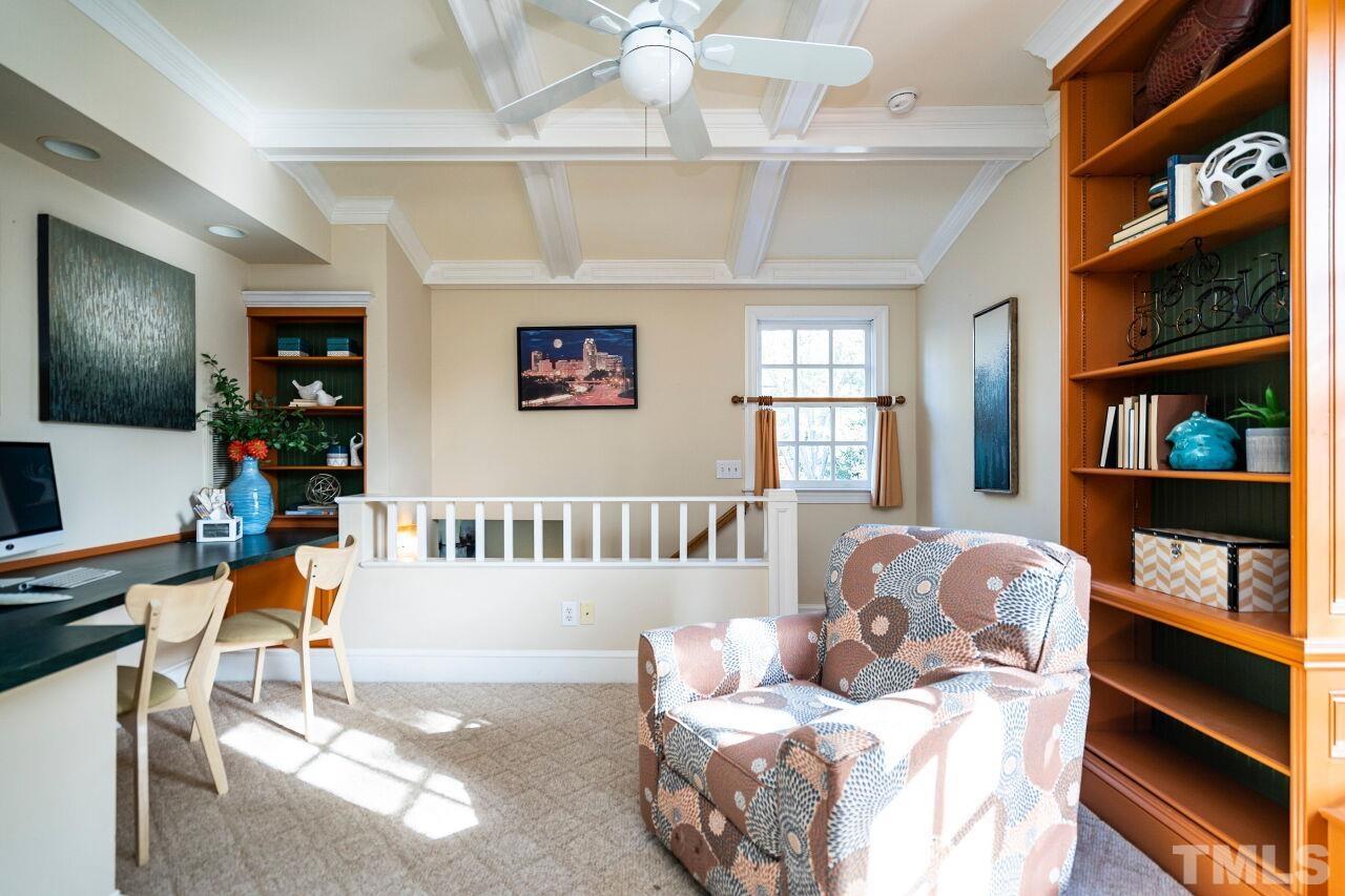 3434 Churchill Road Raleigh, NC 27607 - Photo 19 of 30 a living room with furniture and a window