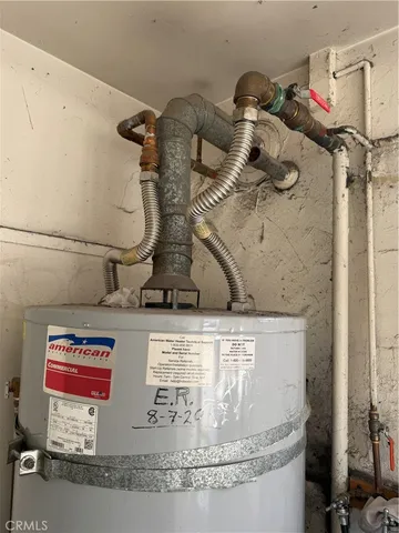 a view of water heater room