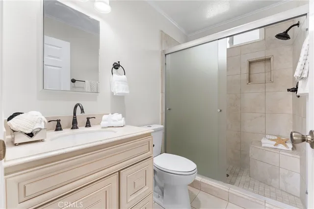 a view of a lake with houses