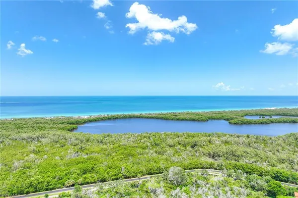 a view of a city with tall buildings