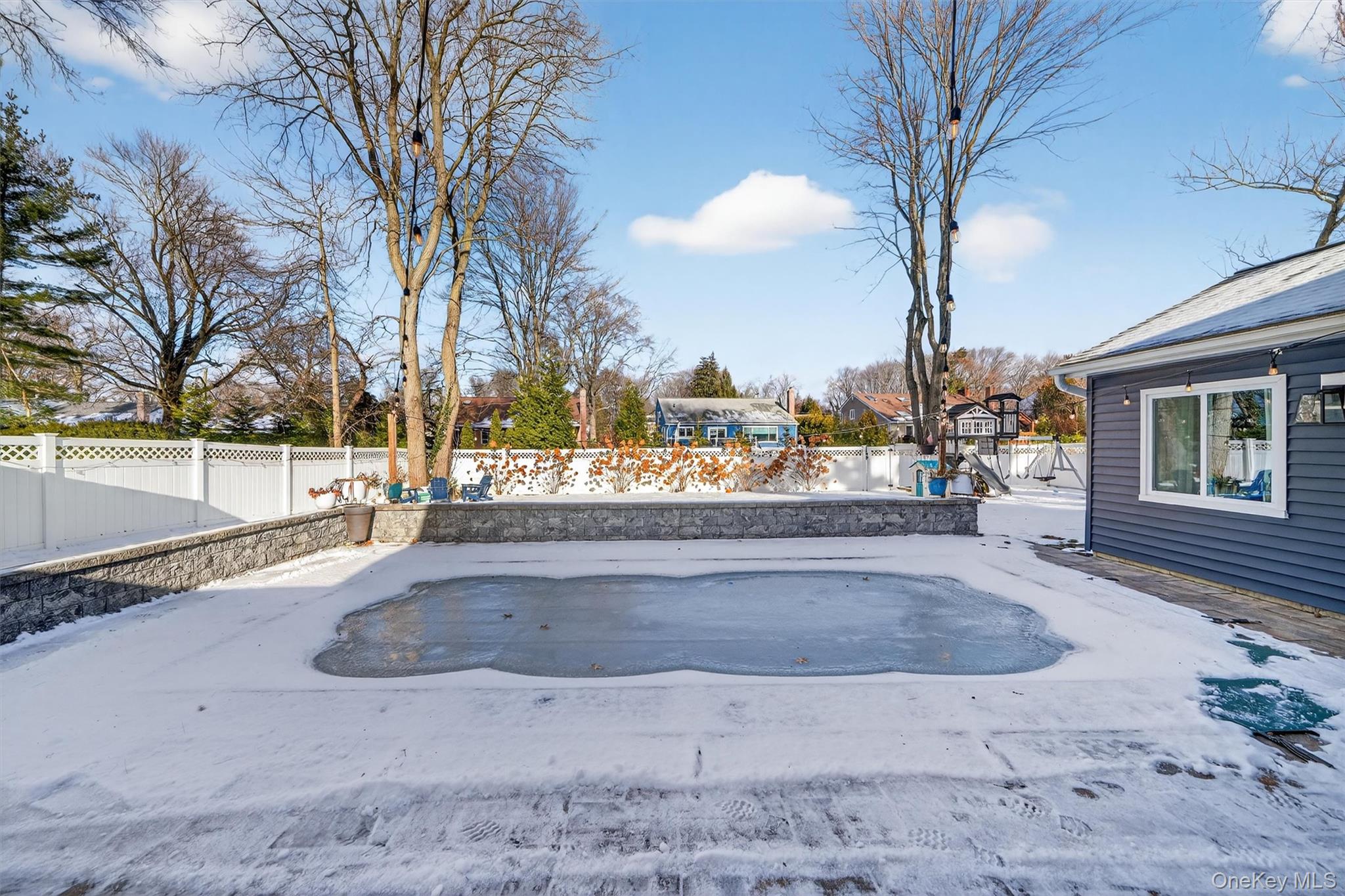 18 Lambert Lane New Rochelle, NY 10804 - Photo 43 of 47 View of pool with a fenced backyard and a patio area