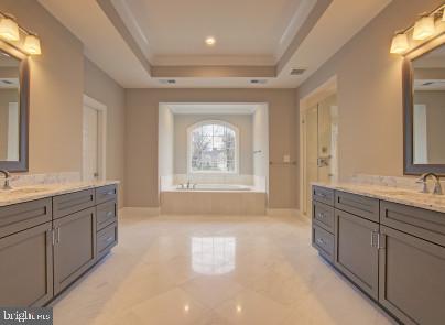 2025 Kilgore Road Falls Church, VA 22043 - Photo 6 of 33 Luxurious Master bath w/ dual vanities