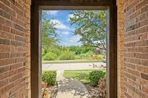 a view of a from a window