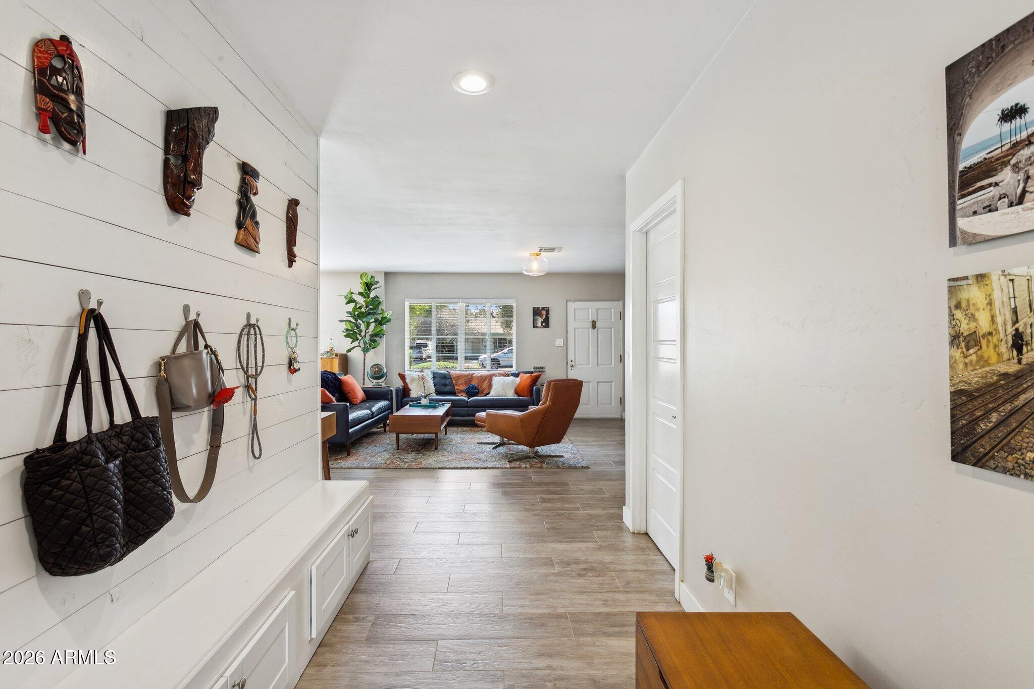 322 West Coronado Road Phoenix, AZ 85003 - Photo 34 of 75 a living room with furniture and a wooden floor