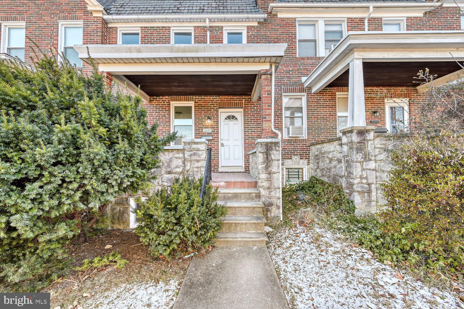 2647 Chesterfield Avenue Baltimore, MD 21213 - Photo 2 of 28 Charming brick facade with inviting entrance.