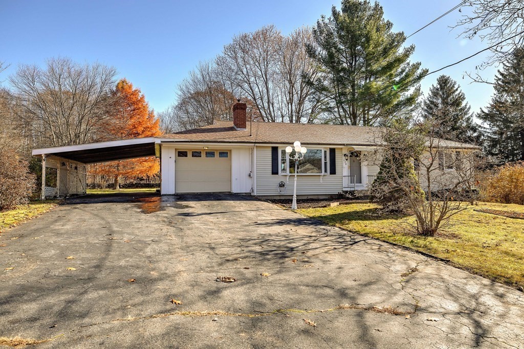 138 Coy Hill Road Warren, MA 01083 - Photo 1 of 42 a view of a house with a yard covered in snow