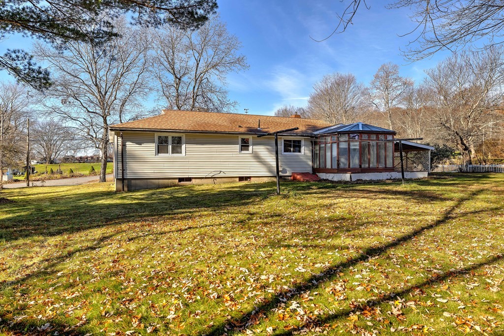 138 Coy Hill Road Warren, MA 01083 - Photo 30 of 42 a view of a house with a yard