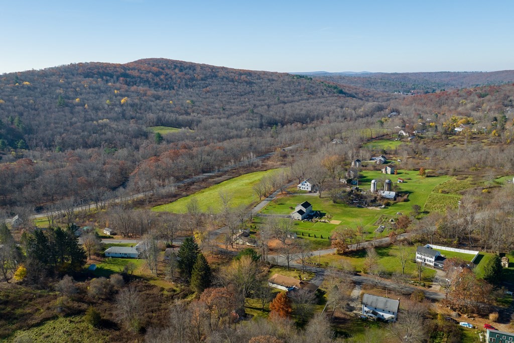 138 Coy Hill Road Warren, MA 01083 - Photo 40 of 42 an aerial view of residential house with outdoor space