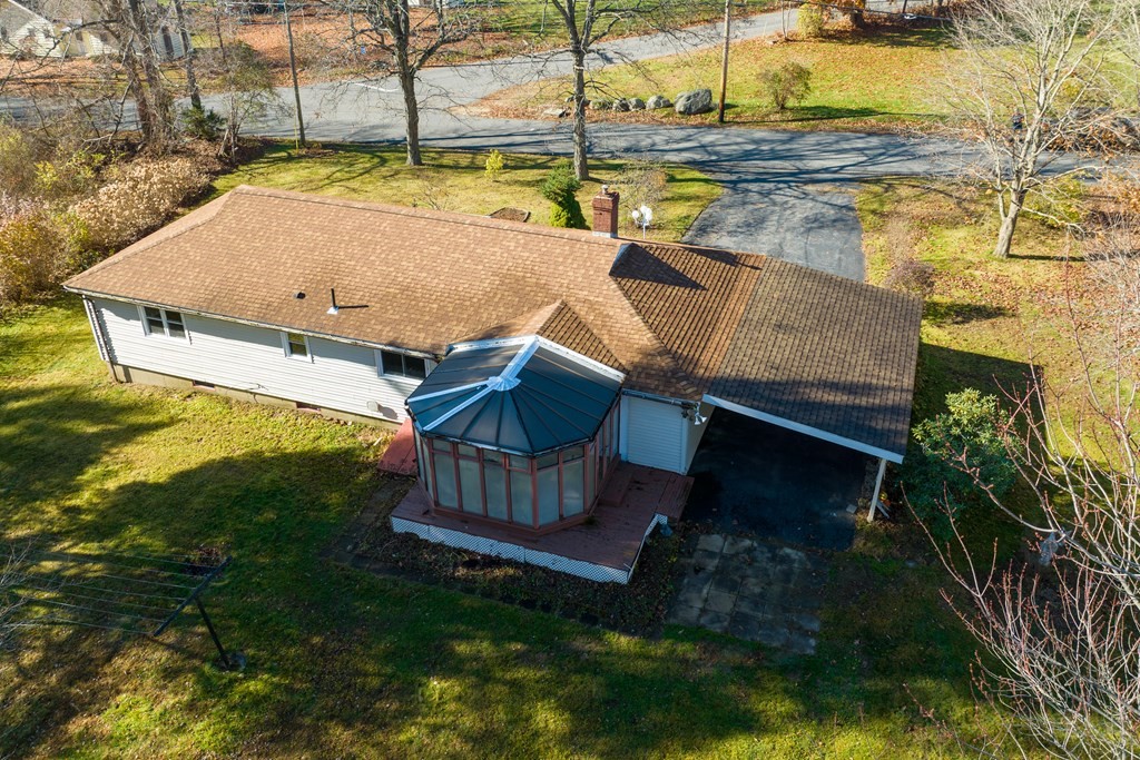 138 Coy Hill Road Warren, MA 01083 - Photo 41 of 42 a view of a house with a yard