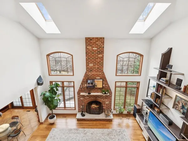 kids living room with furniture and a fireplace