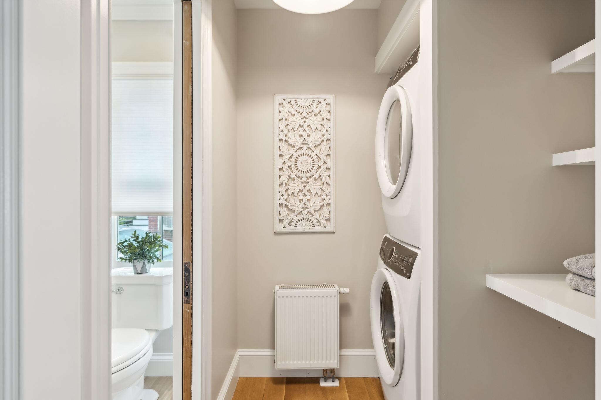 50 Waterville Street Portland, ME 04101 - Photo 16 of 48 First Floor Bathroom with Laundry