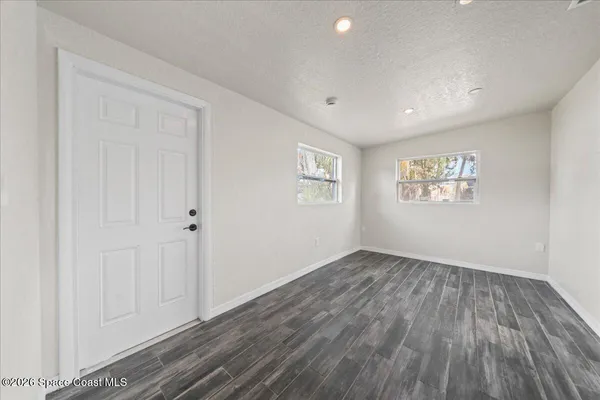 wooden floor in an empty room