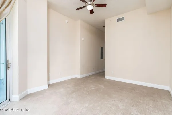 a view of an empty room