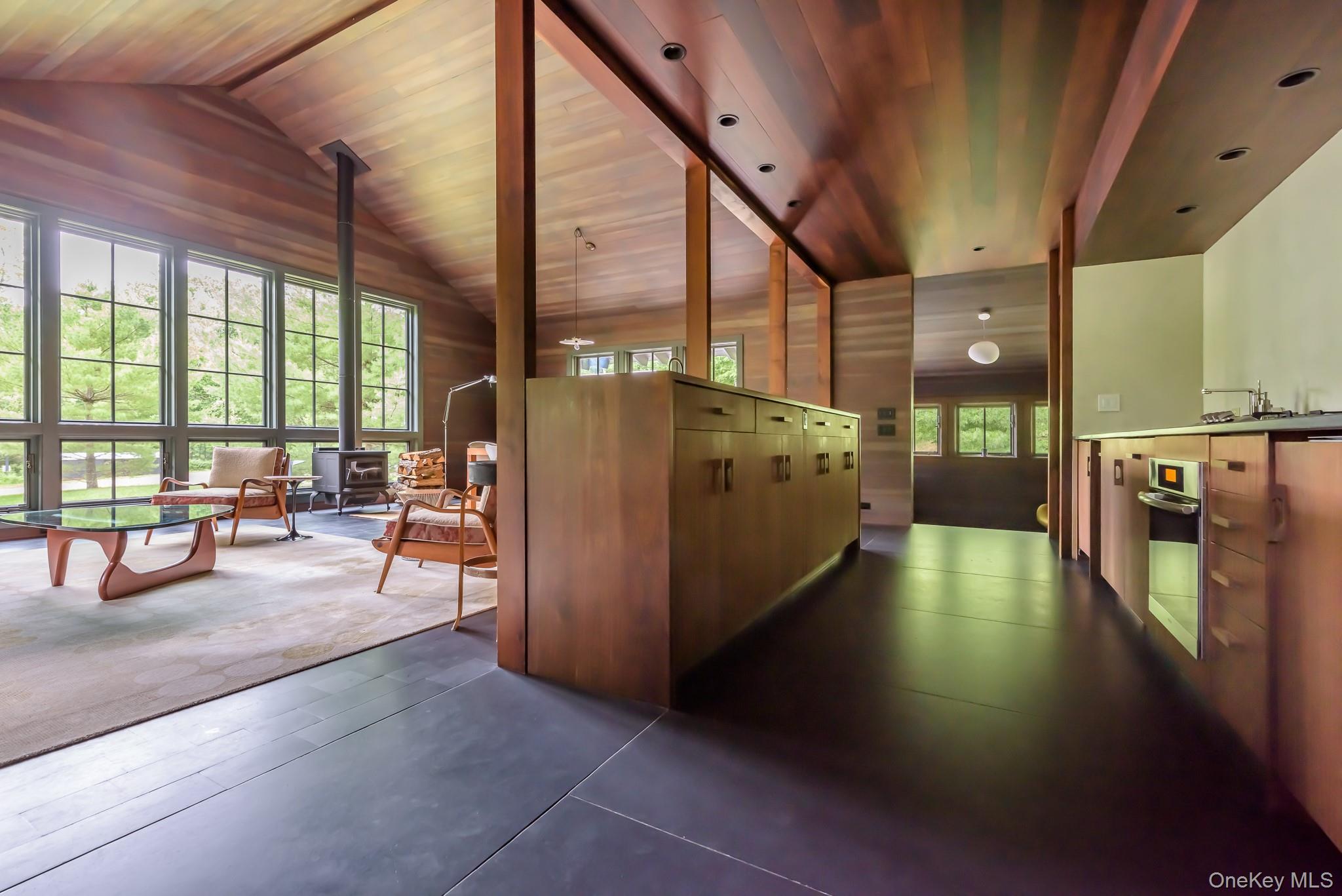 890 Bald Mountain Road Austerlitz, NY 12017 - Photo 20 of 28 Corridor with wooden ceiling and vaulted ceiling