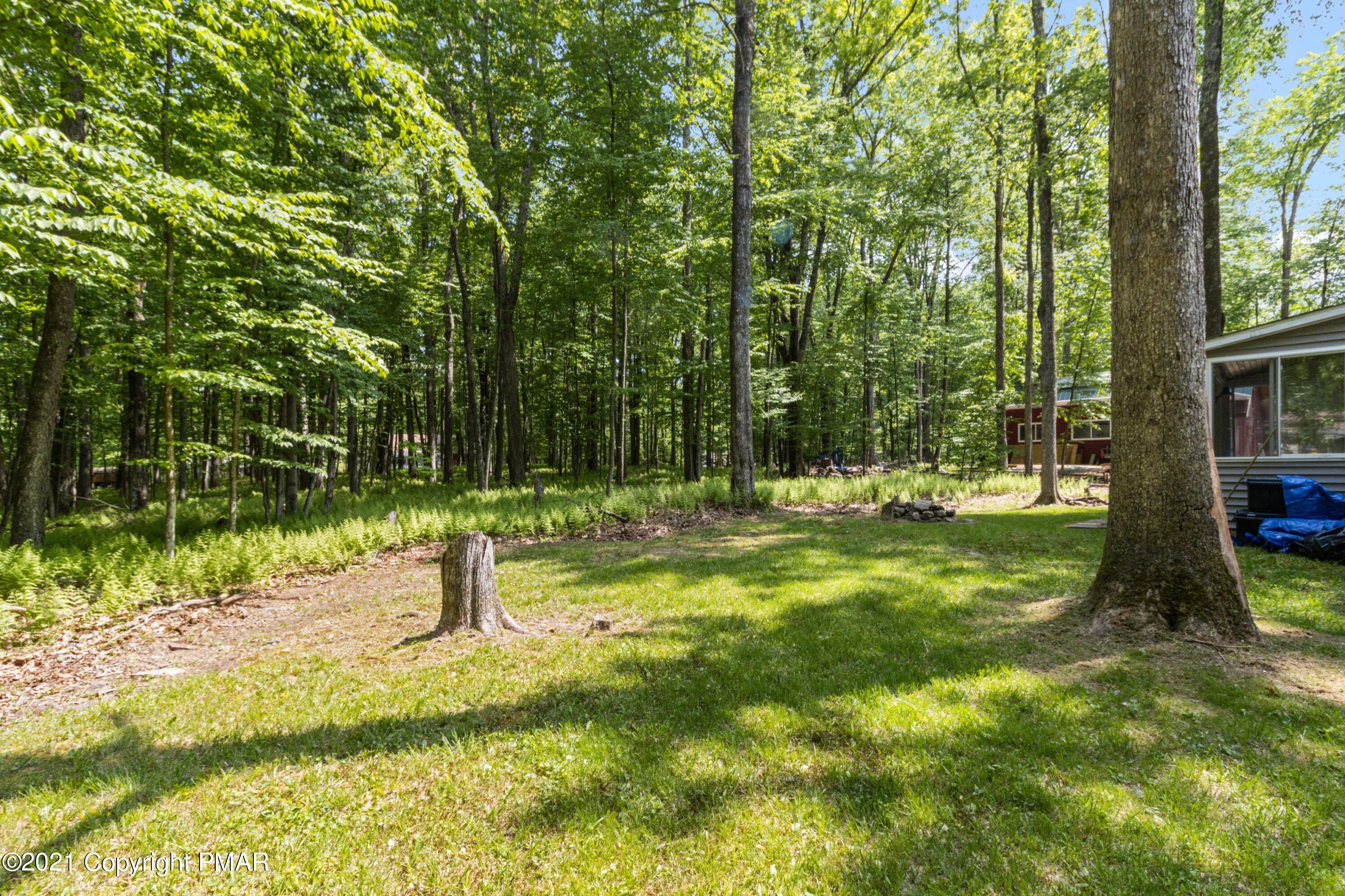 301 Old Ford Road White Haven, PA 18661 - Photo 12 of 22 a swimming pool with some trees and plants
