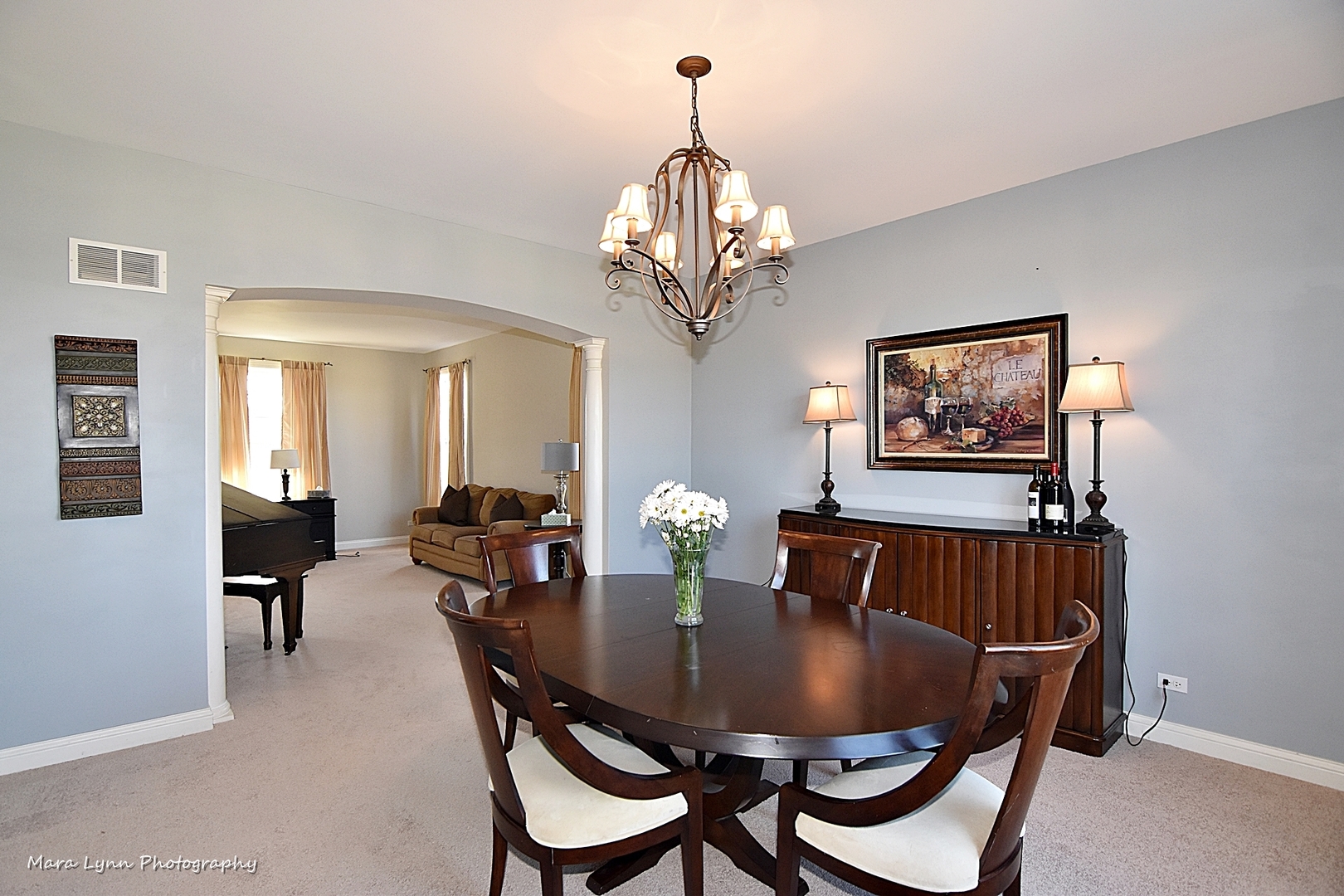 37W200 Red Gate Road St. Charles, IL 60175 - Photo 15 of 47 a view of a dining room with furniture and chandelier