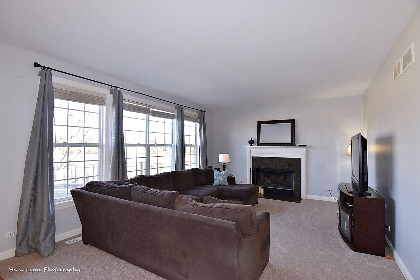 37W200 Red Gate Road St. Charles, IL 60175 - Photo 10 of 47 a living room with furniture window and a fireplace