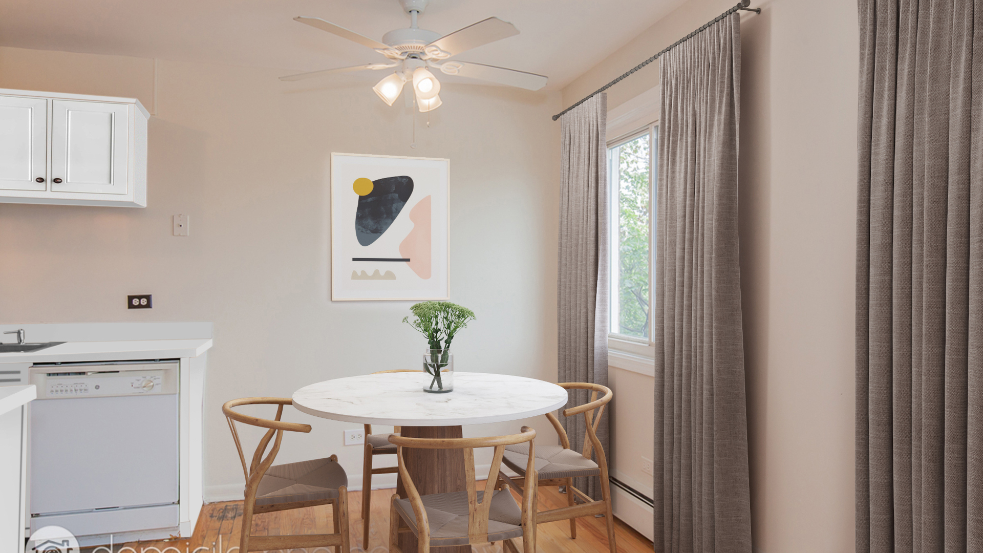 7120 North Sheridan Road, Unit 401 Chicago, IL 60626 - Photo 4 of 9 a view of a dining room with furniture and window