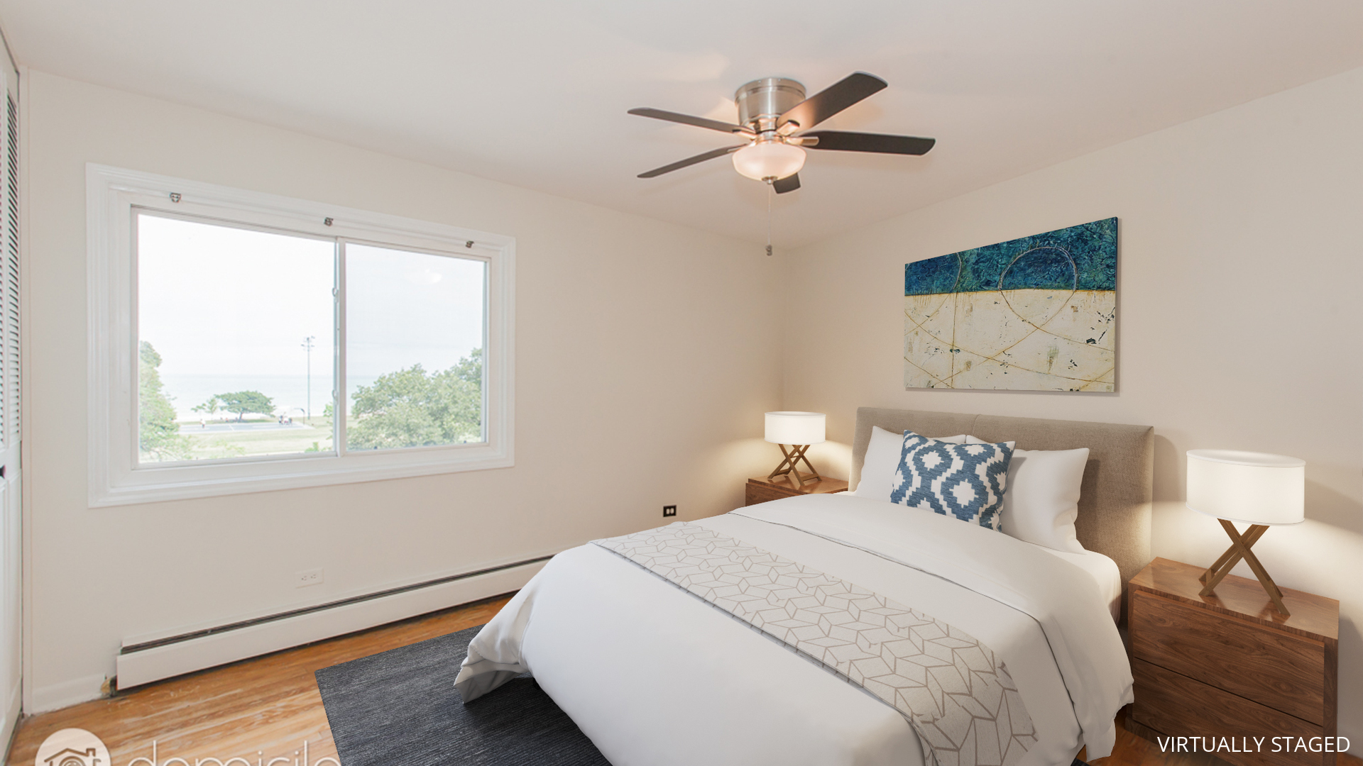 7120 North Sheridan Road, Unit 401 Chicago, IL 60626 - Photo 7 of 9 a bedroom with a bed and a window