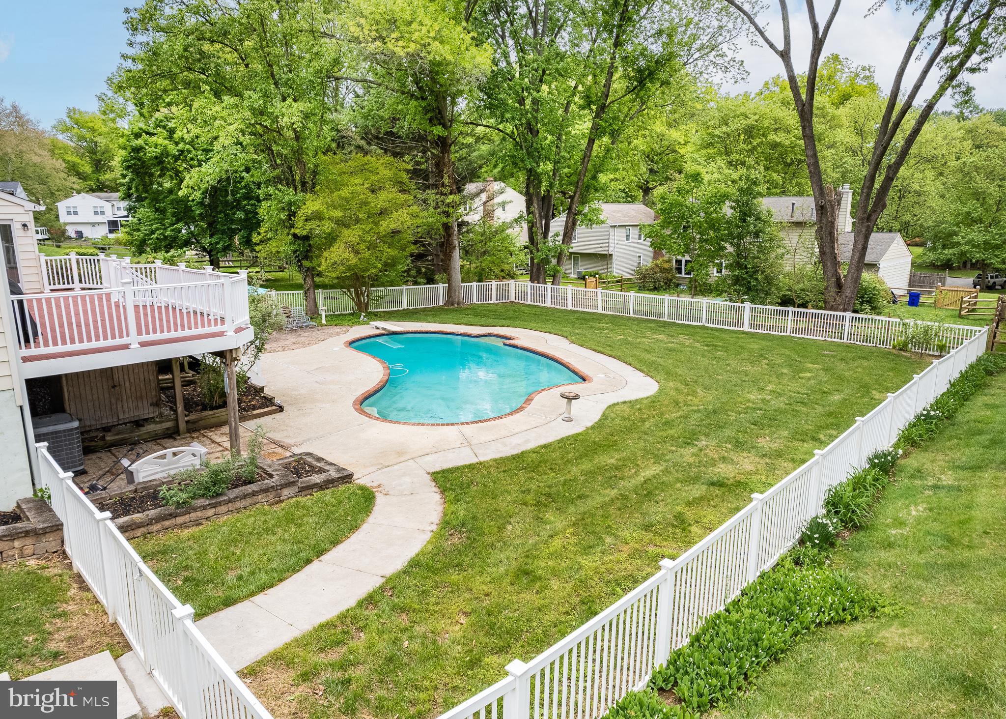 4945 West Running Brook Road Columbia, MD 21044 - Photo 56 of 65 Fenced in Backyard with pool