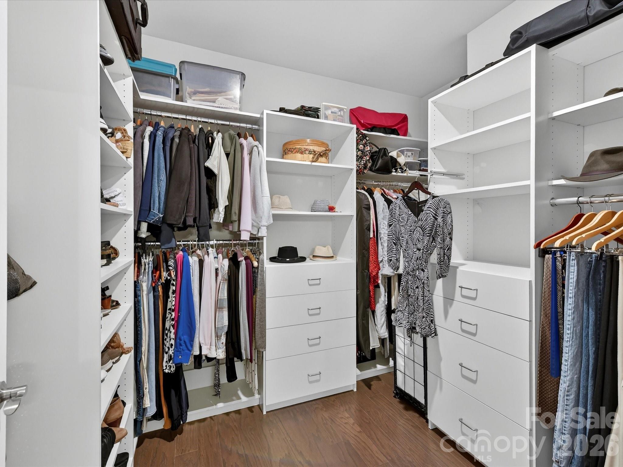 3355 Oliver Stanley Trail Lancaster, SC 29720 - Photo 26 of 48 a view of walk in closet with clothes and shoes