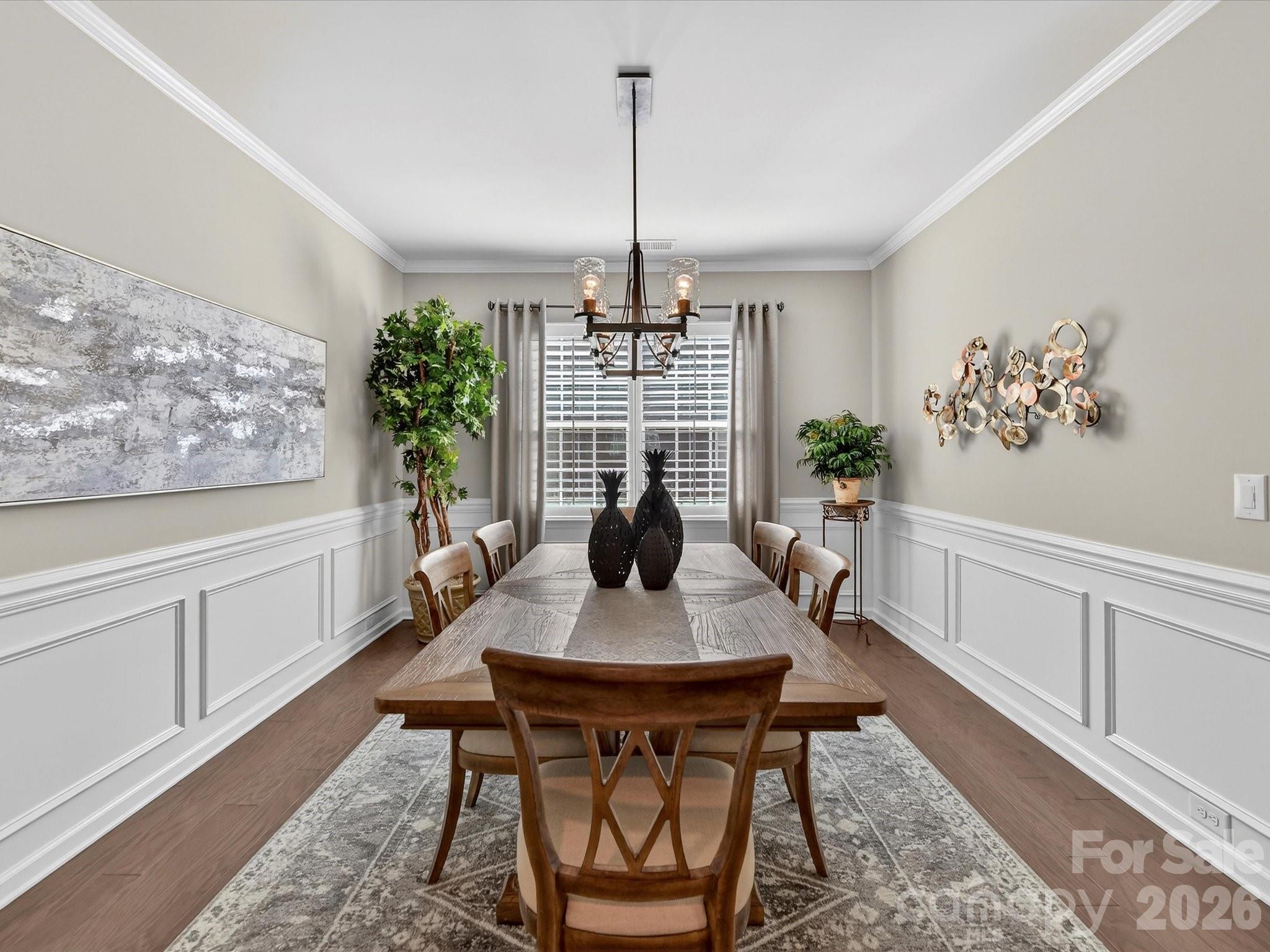 3355 Oliver Stanley Trail Lancaster, SC 29720 - Photo 6 of 48 a view of a dining room with furniture window and wooden floor