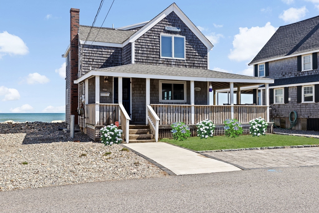 37 Rebecca Road Scituate, MA 02066 - Photo 1 of 18 front view of a house with a yard