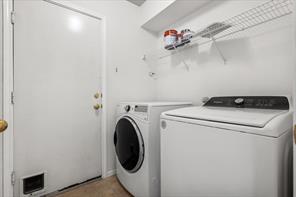 2721 Breezy Point Cove Round Rock, TX 78665 - Photo 19 of 35 a utility room with dryer and washer