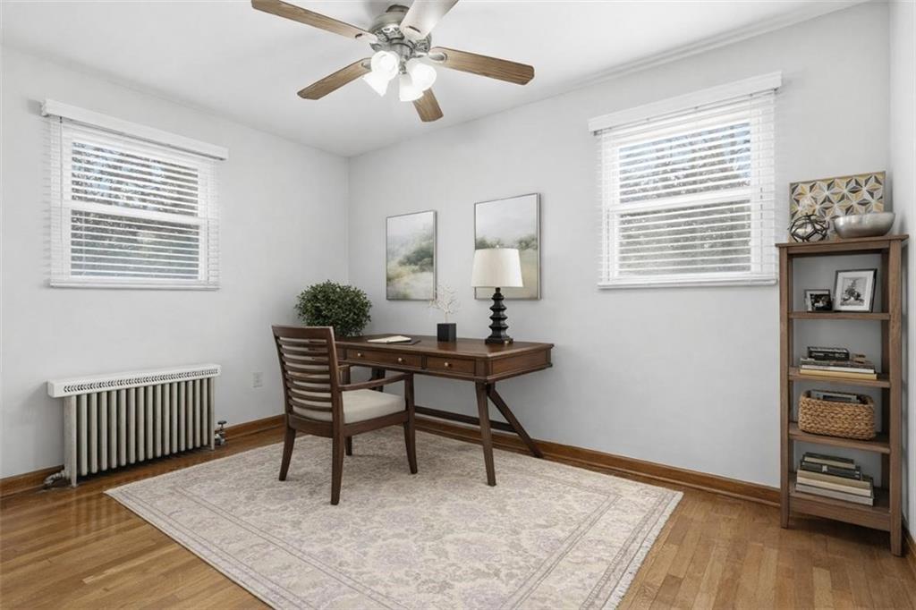 27 Ehle Avenue Coraopolis, PA 15108 - Photo 21 of 44 a workspace with wooden floor