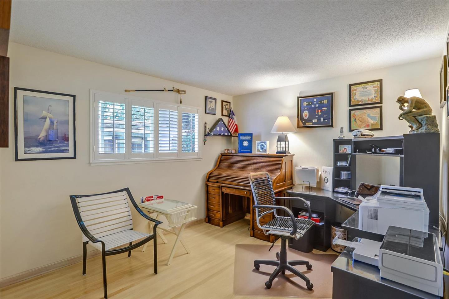 1865 Big Bend Drive Milpitas, CA 95035 - Photo 19 of 40 a view of a workspace with furniture and a window
