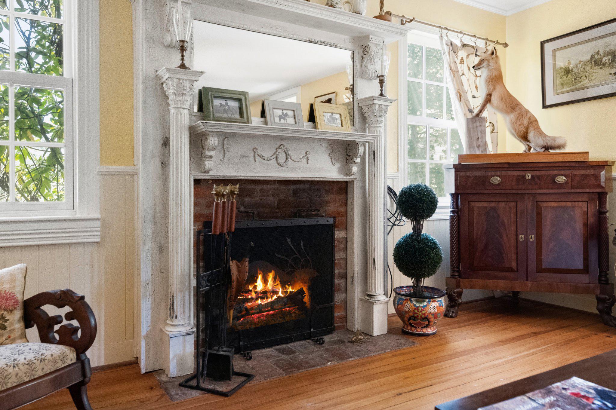 18101 Cattail Road Poolesville, MD 20837 - Photo 38 of 79 Woodburning fireplace with antique surround