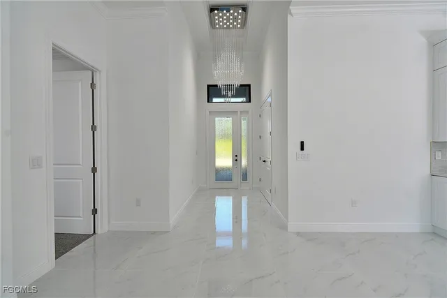 a view of an entryway door