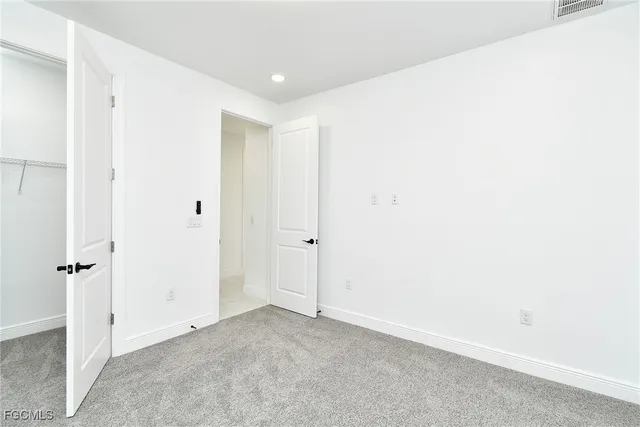 a view of empty room