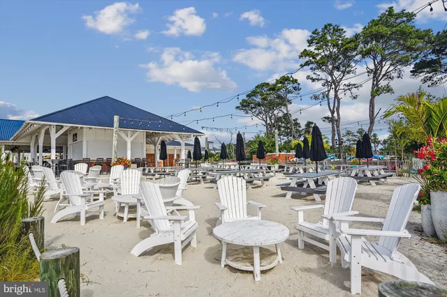 a view of a lake with a big yard