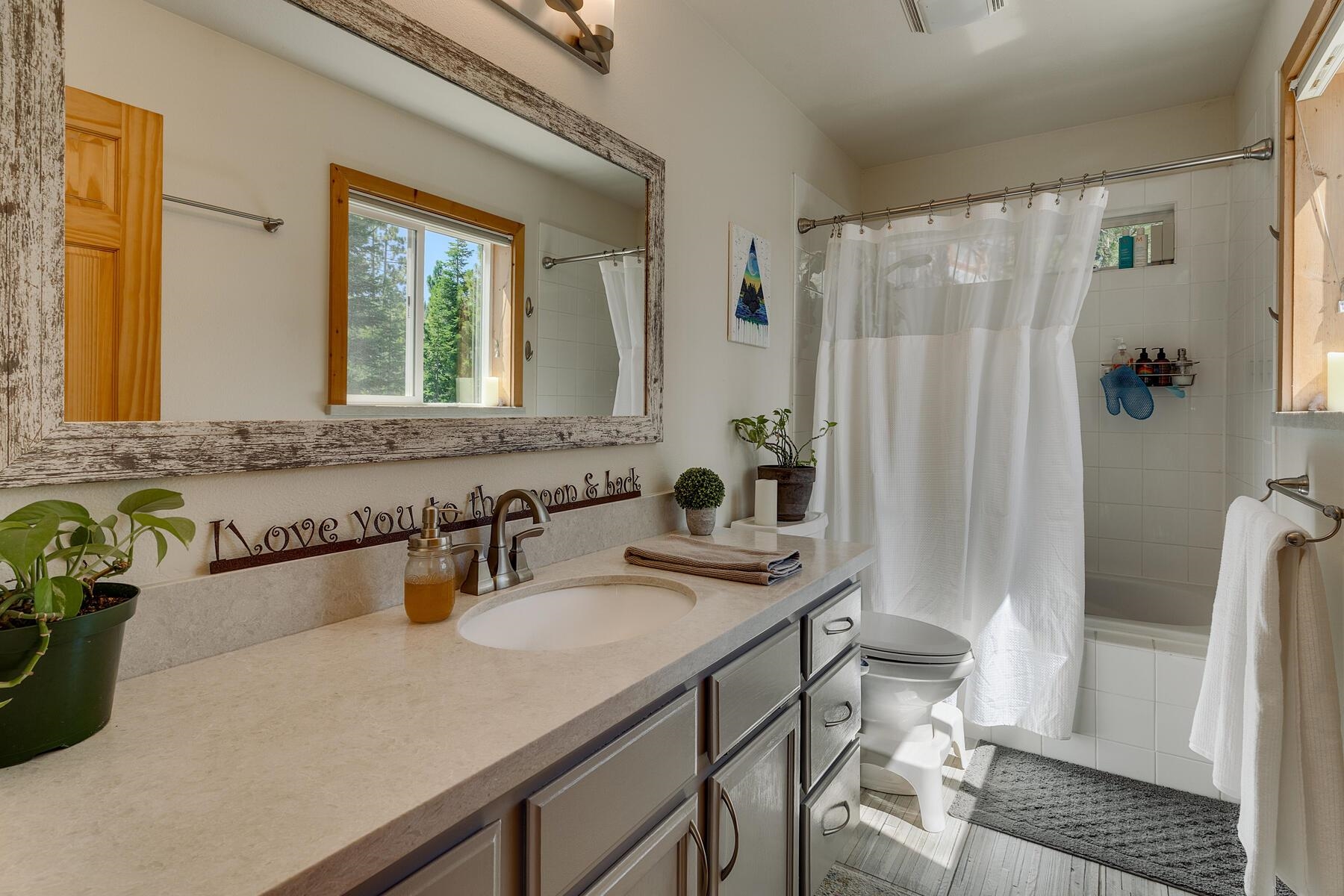 11511 Baden Road Truckee, CA 96161 - Photo 19 of 28 a bathroom with a sink a toilet and shower