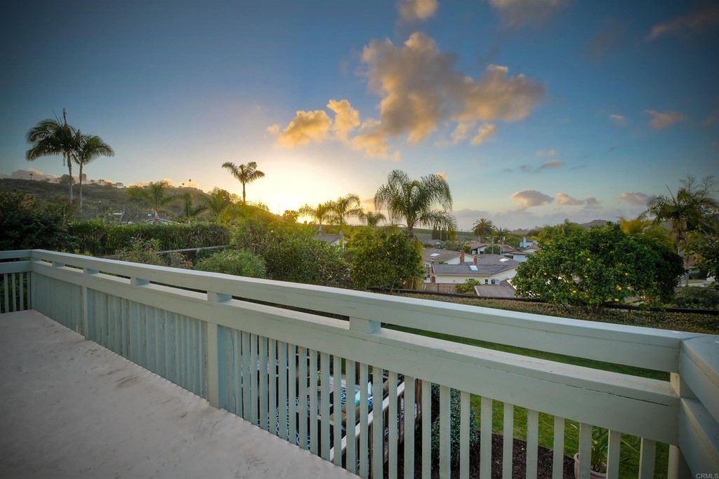 735 Santa Paula Solana Beach, CA 92075 - Photo 11 of 61 a view of a balcony with wooden fence and floor