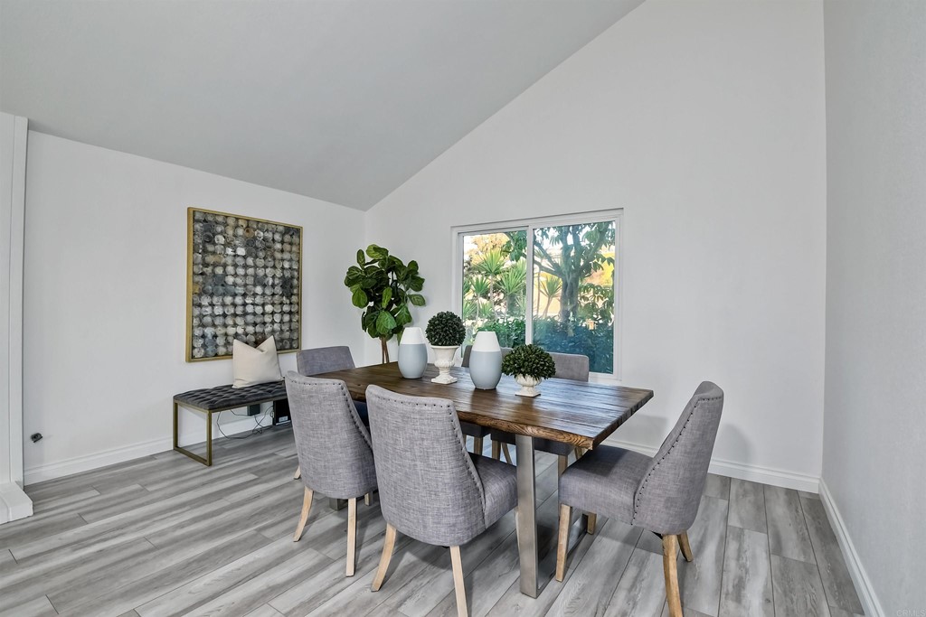 735 Santa Paula Solana Beach, CA 92075 - Photo 43 of 61 a view of a dining room with furniture window and wooden floor