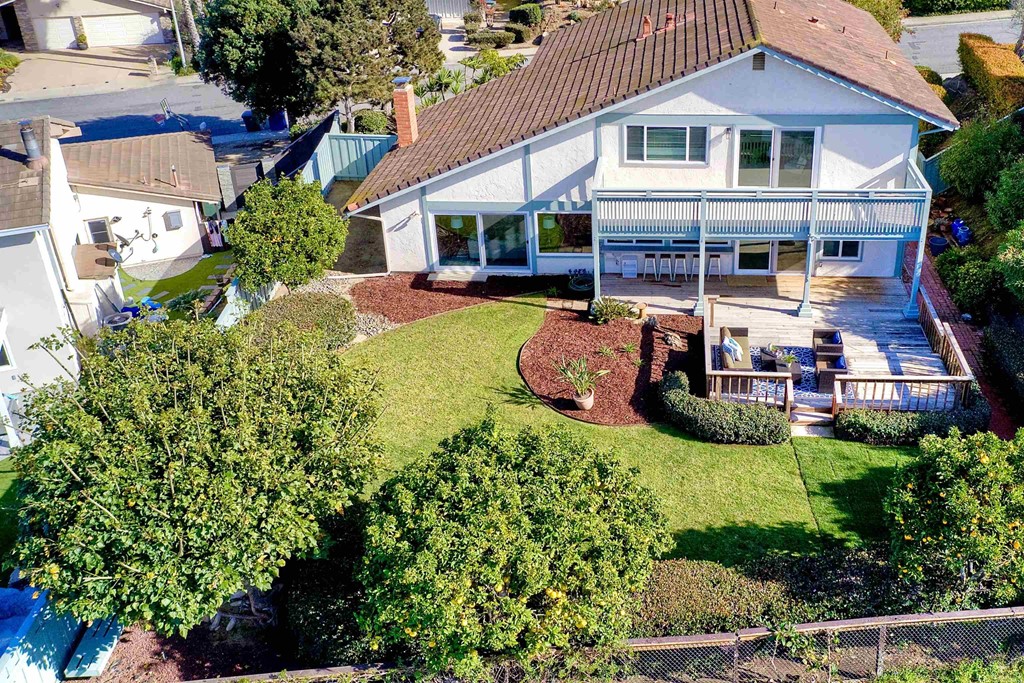 735 Santa Paula Solana Beach, CA 92075 - Photo 46 of 61 a front view of a residential houses with yard and green space