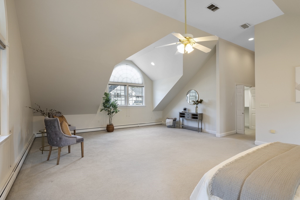61 School Street Lexington, MA 02421 - Photo 34 of 42 a view of a livingroom with a staircase
