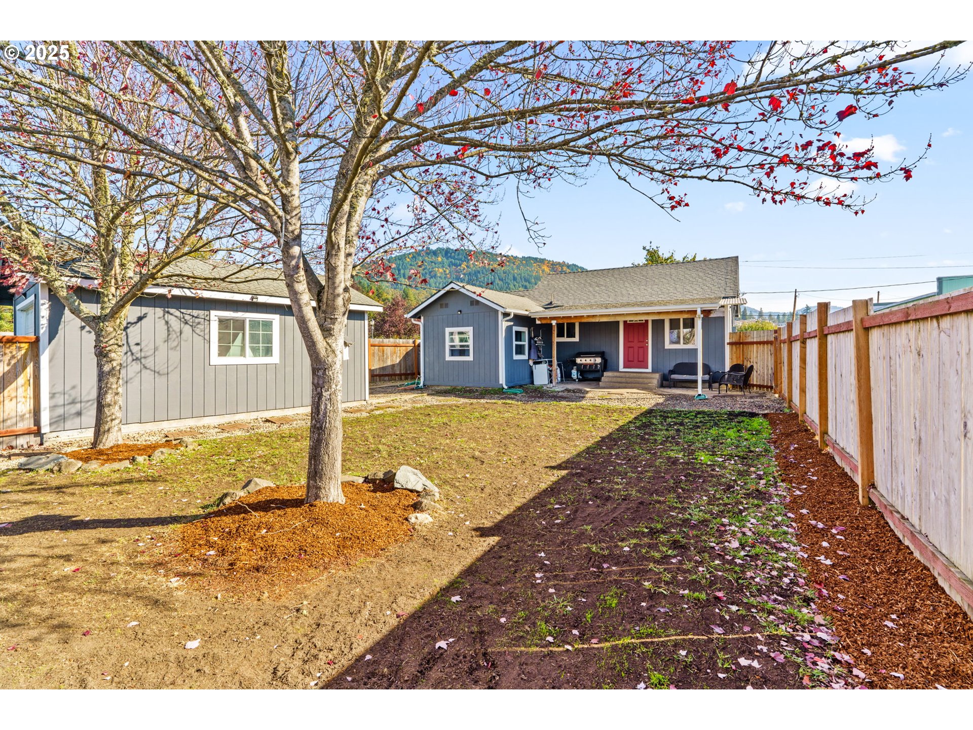 a view of house with outdoor space